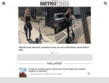 Tablet Screenshot of metrotimes.com